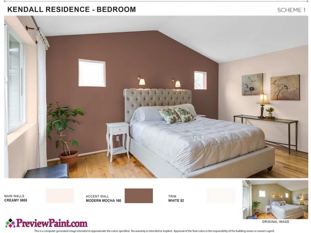 Bedroom Paint Colors Project Preview - Color Scheme 1