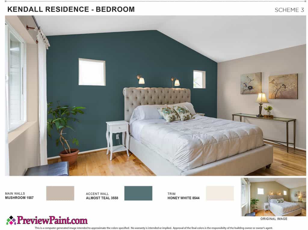 Bedroom Paint Colors Project Preview - Color Scheme 3