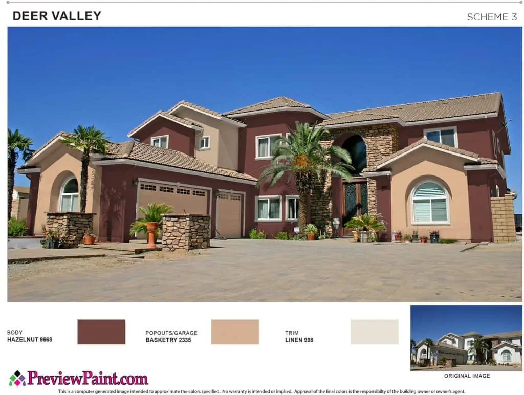House Exterior Paint Colors Project Preview - Color Scheme 3