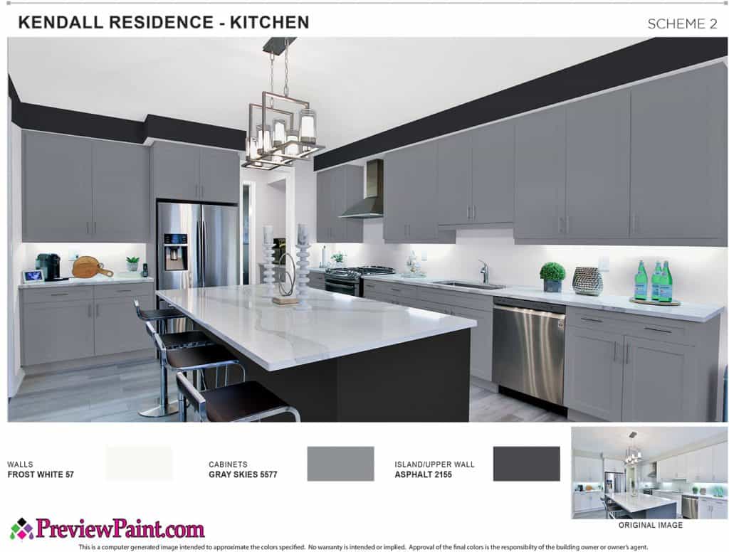 Kitchen Paint Colors Project Preview - Color Scheme 2