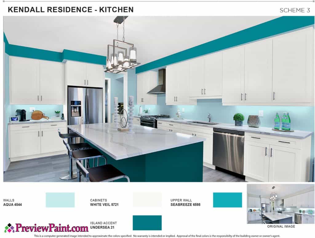 Kitchen Paint Colors Project Preview - Color Scheme 3