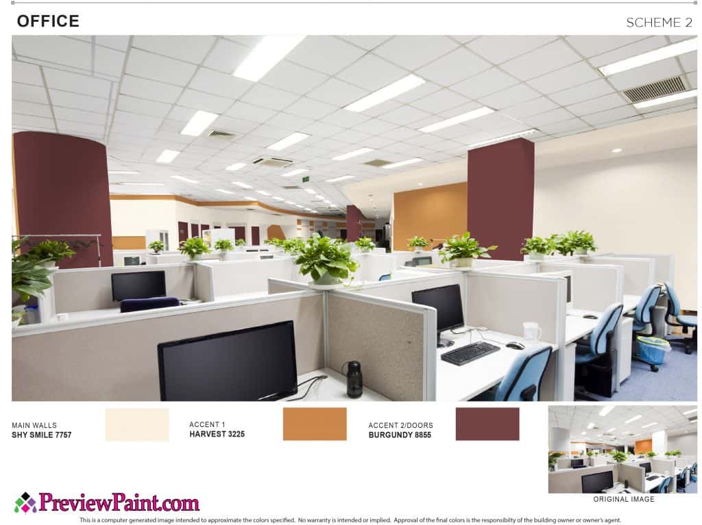 Commercial Interior Paint Colors Project Preview - Color Scheme 2