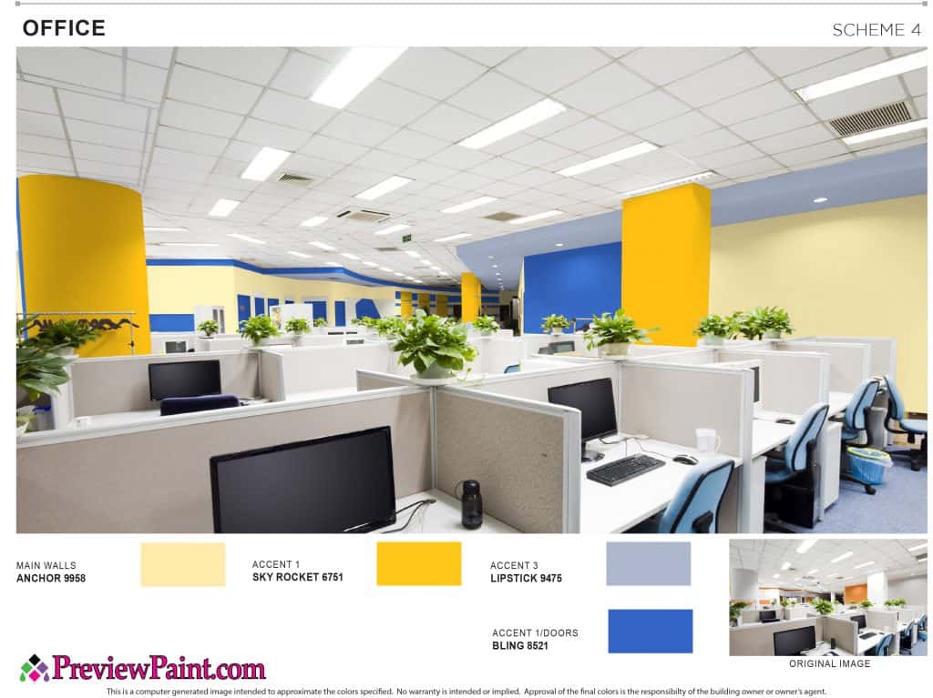 Commercial Interior Paint Colors Project Preview - Color Scheme 4